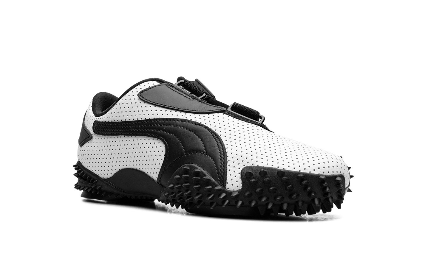Mostro "Perforated Leather - White / Black" 400992 01