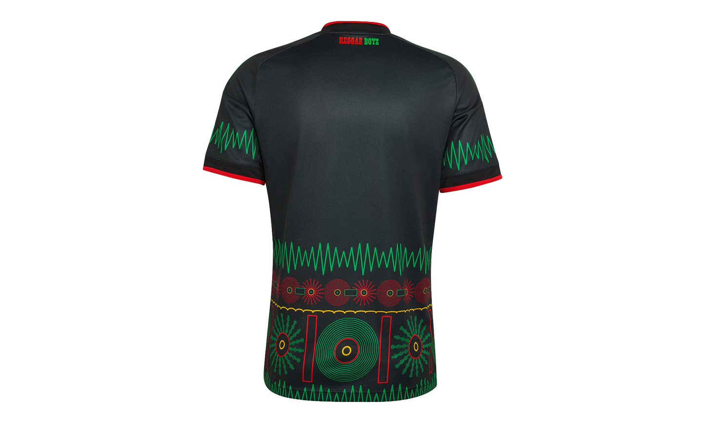 Football Jamaica 26 x Bob Marley Away Jersey "Black" KD0957