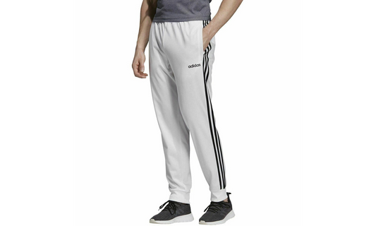 Essentials 3-Stripes Tapered Tricot Pants "White" EB3988