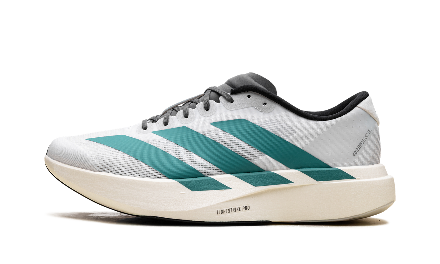 adiZero EVO SL "White Pure Teal" JS4487