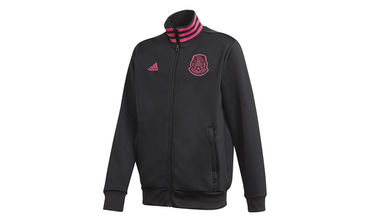 FMF 2020-21 Mexico 3-Stripe Track Top "Black / Pink" FH7838