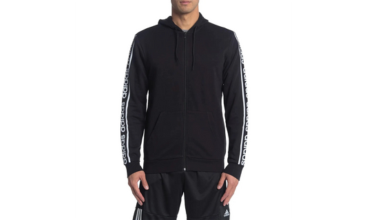 C90 Fullzip Hoodie "Black / White" EI5615