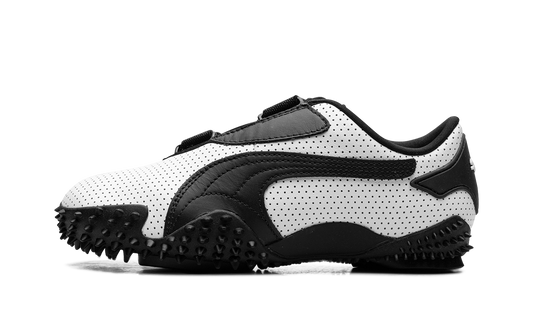 Mostro "Perforated Leather - White / Black" 400992 01