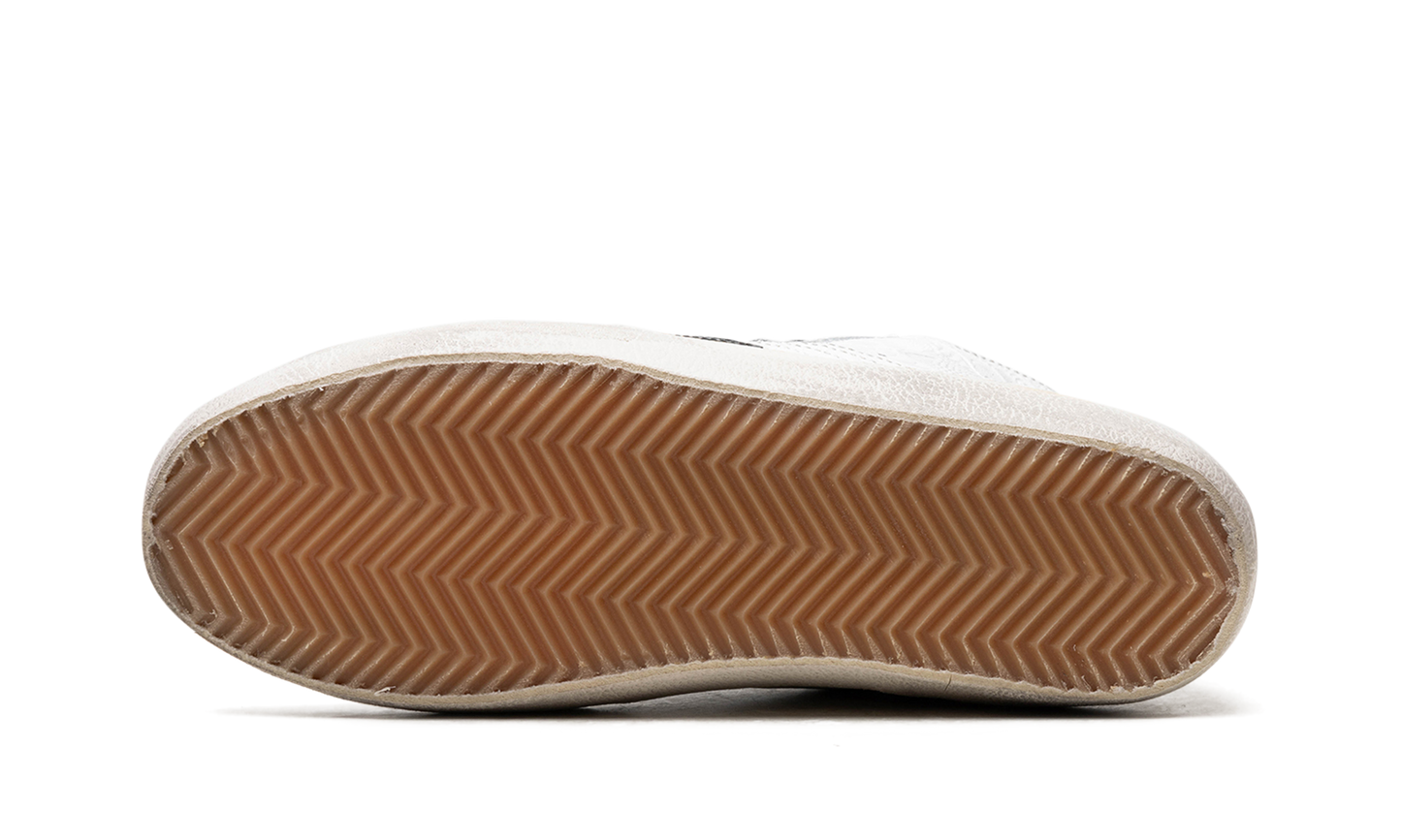 FRANCY PENSTAR FLOWERS PRINTED SUEDE UPPER AND LIST NYLON TOE LEATHER STAR "WHITE GOLD BLACK"
