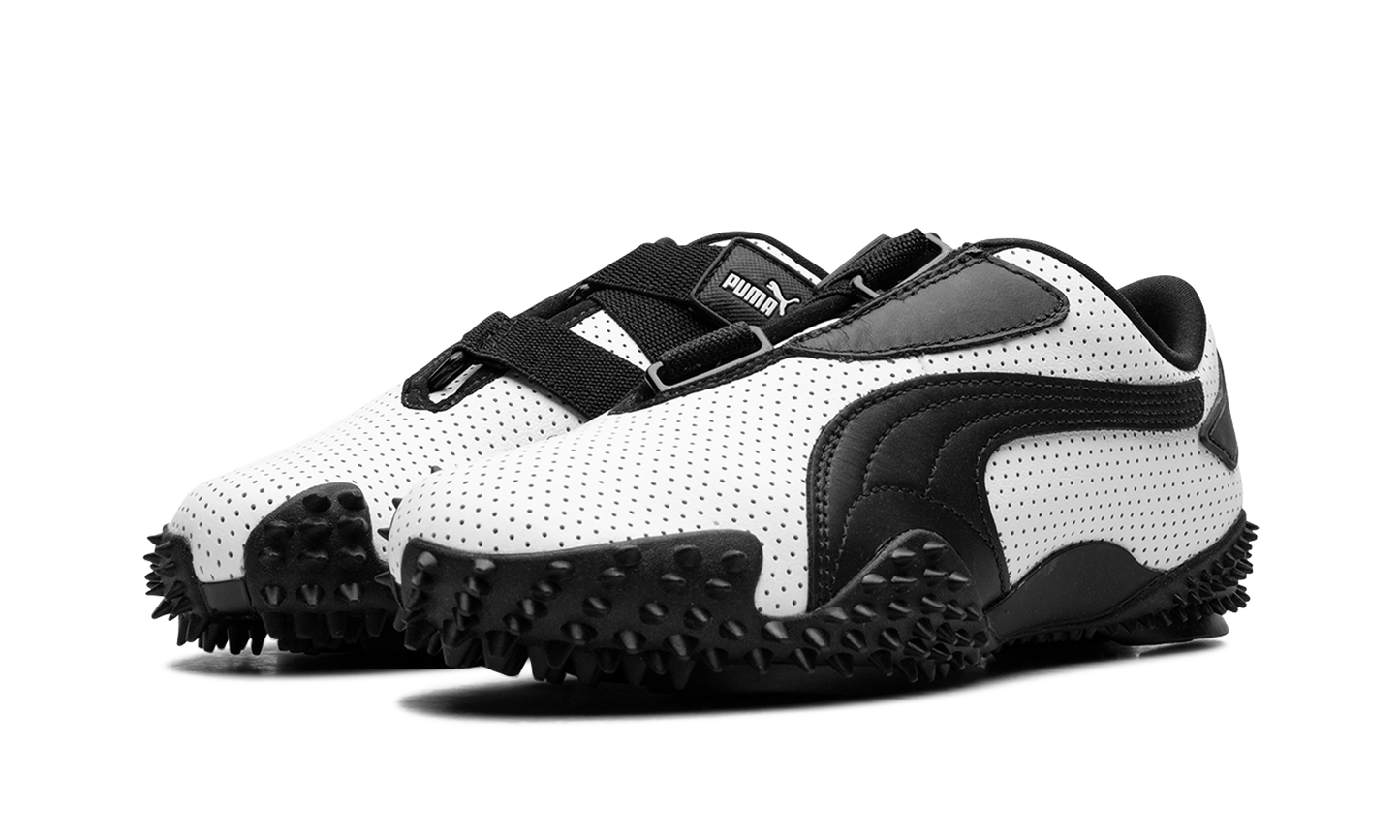 Mostro "Perforated Leather - White / Black" 400992 01