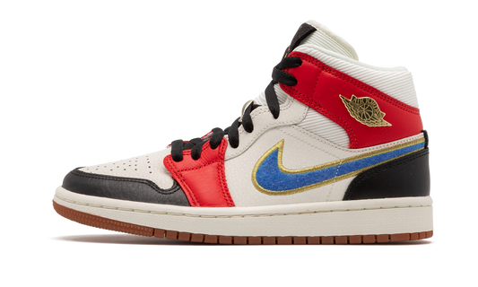 AIR JORDAN 1 MID SE WMNS "Let(Her)Man" DC1426 100