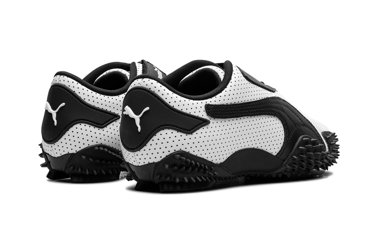 Mostro "Perforated Leather - White / Black" 400992 01