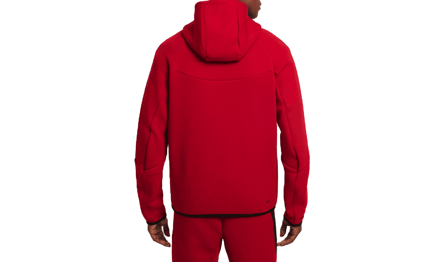 Sportswear Tech Fleece Windrunner Full-zip Hoodie "GYM RED/BLACK" HV0949 687